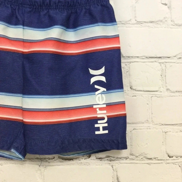Hurley 18M Stripe Swim Trunks - Picture 2 of 6